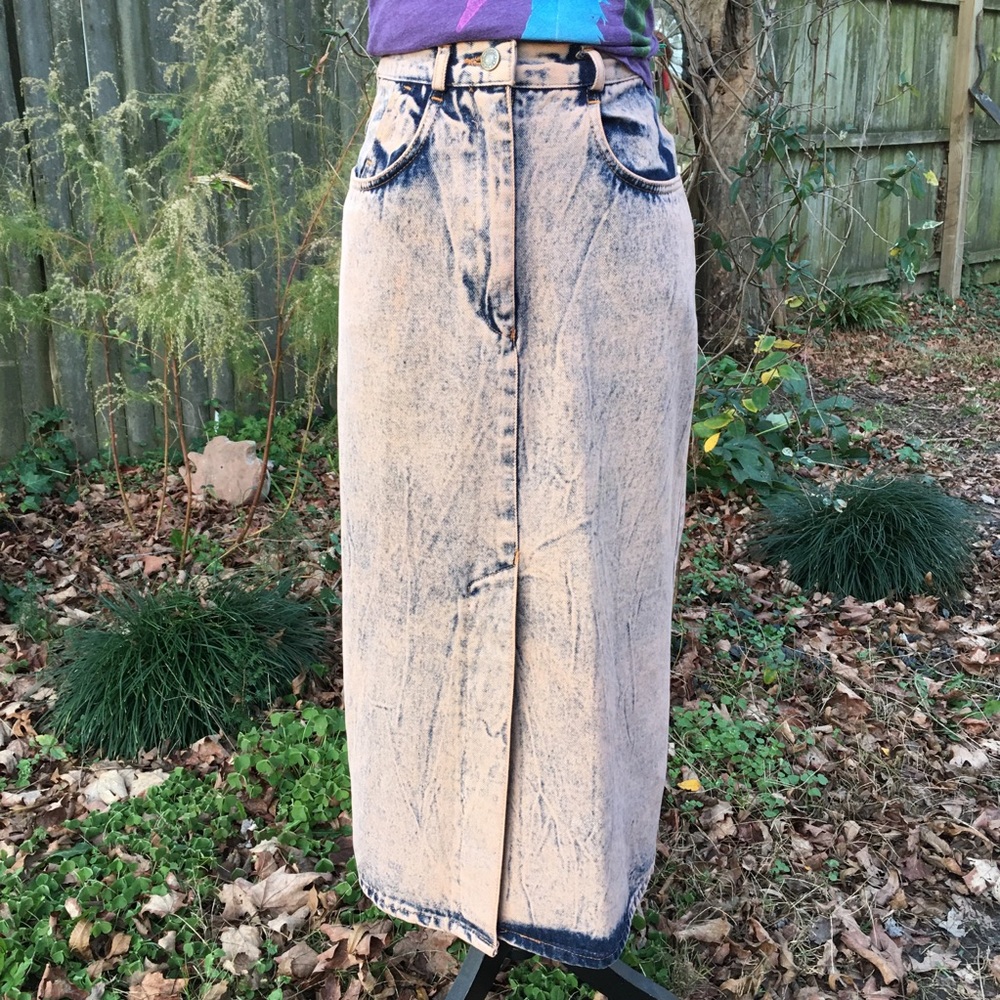 Last Exit Vintage Denim Jean Skirt
